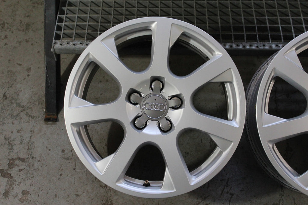 4x Alufelge 17 Zoll 7.0" 5x112 37ET Glanz Silber 8R0601025E Audi Q5 Rim Wheel FEL6180892232ec