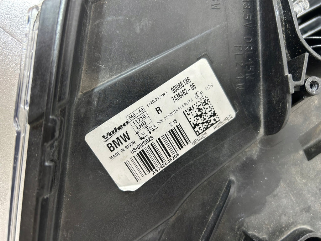 Frontscheinwerfer BMW X1 F48 7436462-06 LED Rechts Scheinwerfer Headlight SCH3226474601ct