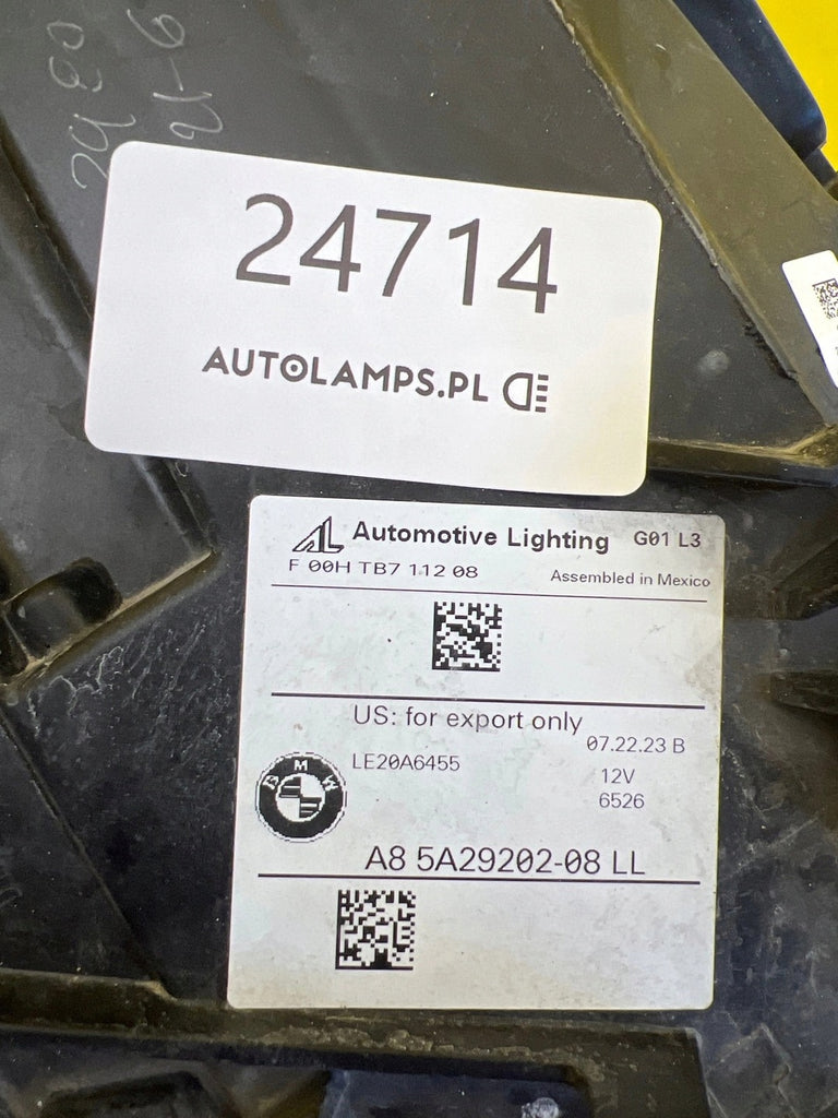 Frontscheinwerfer BMW X3 G01 G02 5A29202-08 LED Rechts Scheinwerfer Headlight SCH2949144705ck