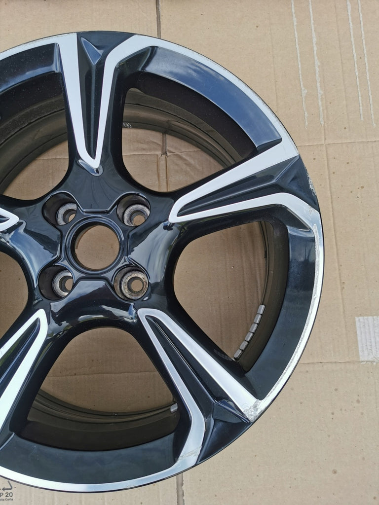 1x Alufelge 17 Zoll 7.0" 4x108 38ET Glanz Schwarz 9332281680 Opel Corsa F FEL9440706088vk
