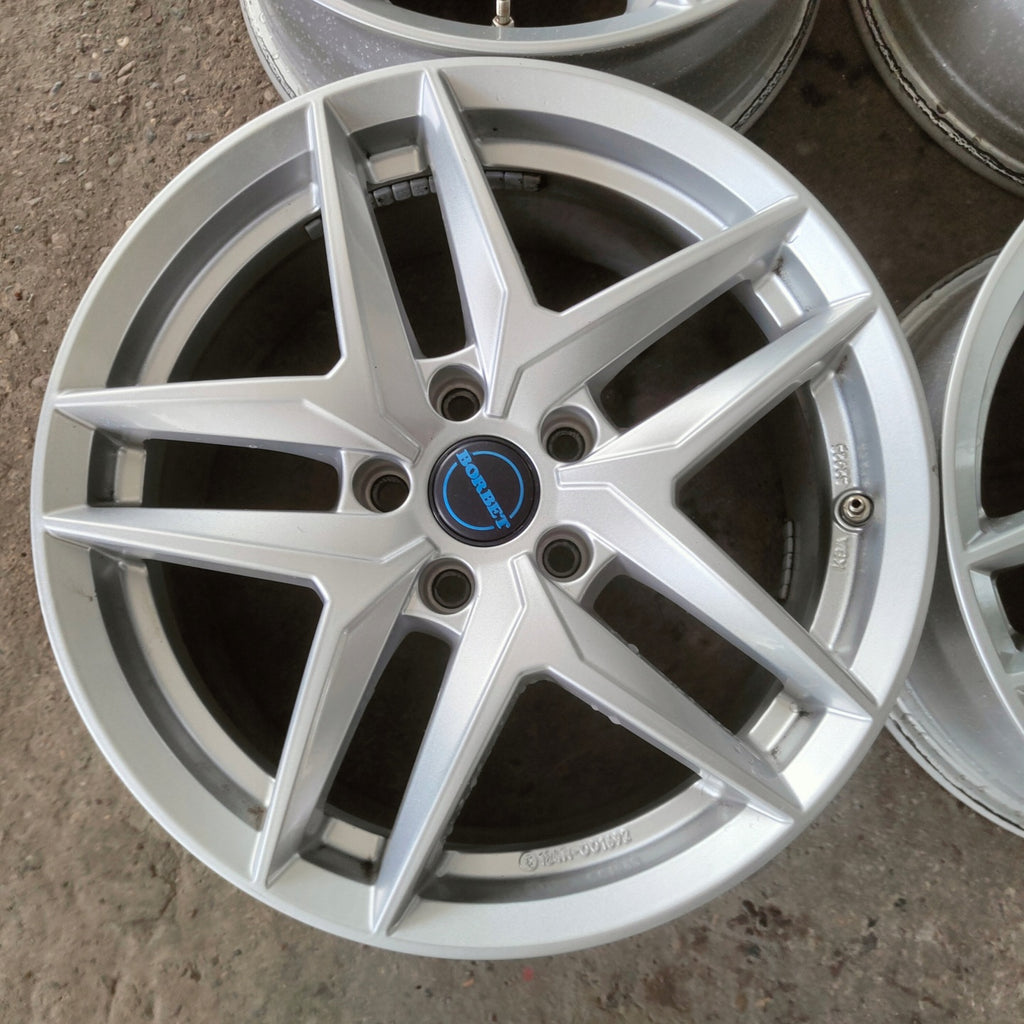 4x Alufelge 17 Zoll 7.5" 5x112 38ET Glanz Silber 52925 Audi Rim Wheel FEL7683155845qo
