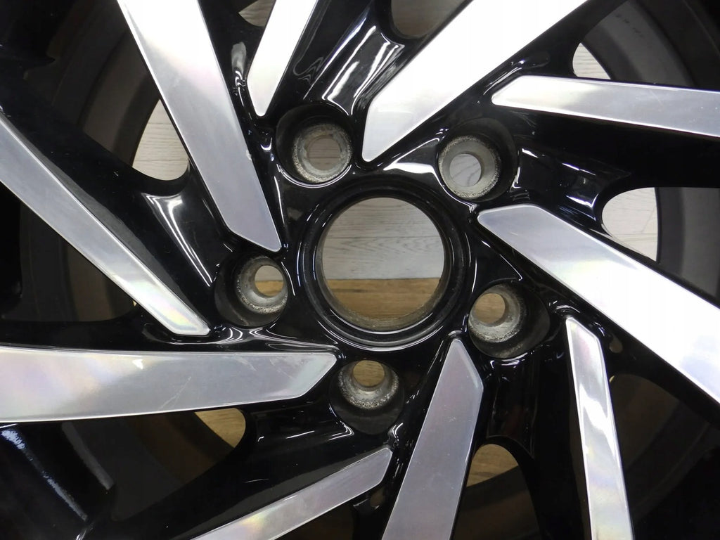 1x Alufelge 16 Zoll 6.0" 5x112 50ET Glanz Schwarz 2K5601025 VW Caddy Rim Wheel FEL4881842963kl