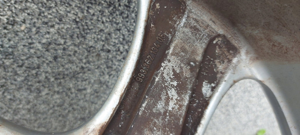1x Alufelge 18 Zoll 7.5" 5x130 50ET Glanz Grau 99336213406- Porsche 911 996 FEL3142124771tj