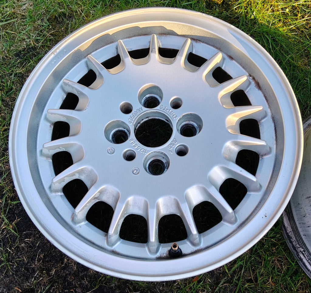 4x Alufelge 14 Zoll 6.0" 4x100 35ET BMW 3 E30 Rim Wheel FEL4489342957yq