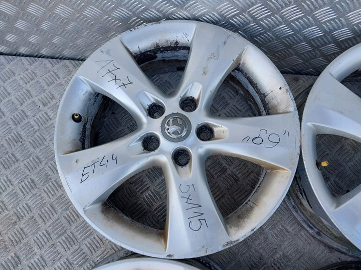 4x Alufelge 17 Zoll 7.0" 5x115 44ET 13259247 Opel Astra J Zafira C Rim Wheel FEL1098716338kj