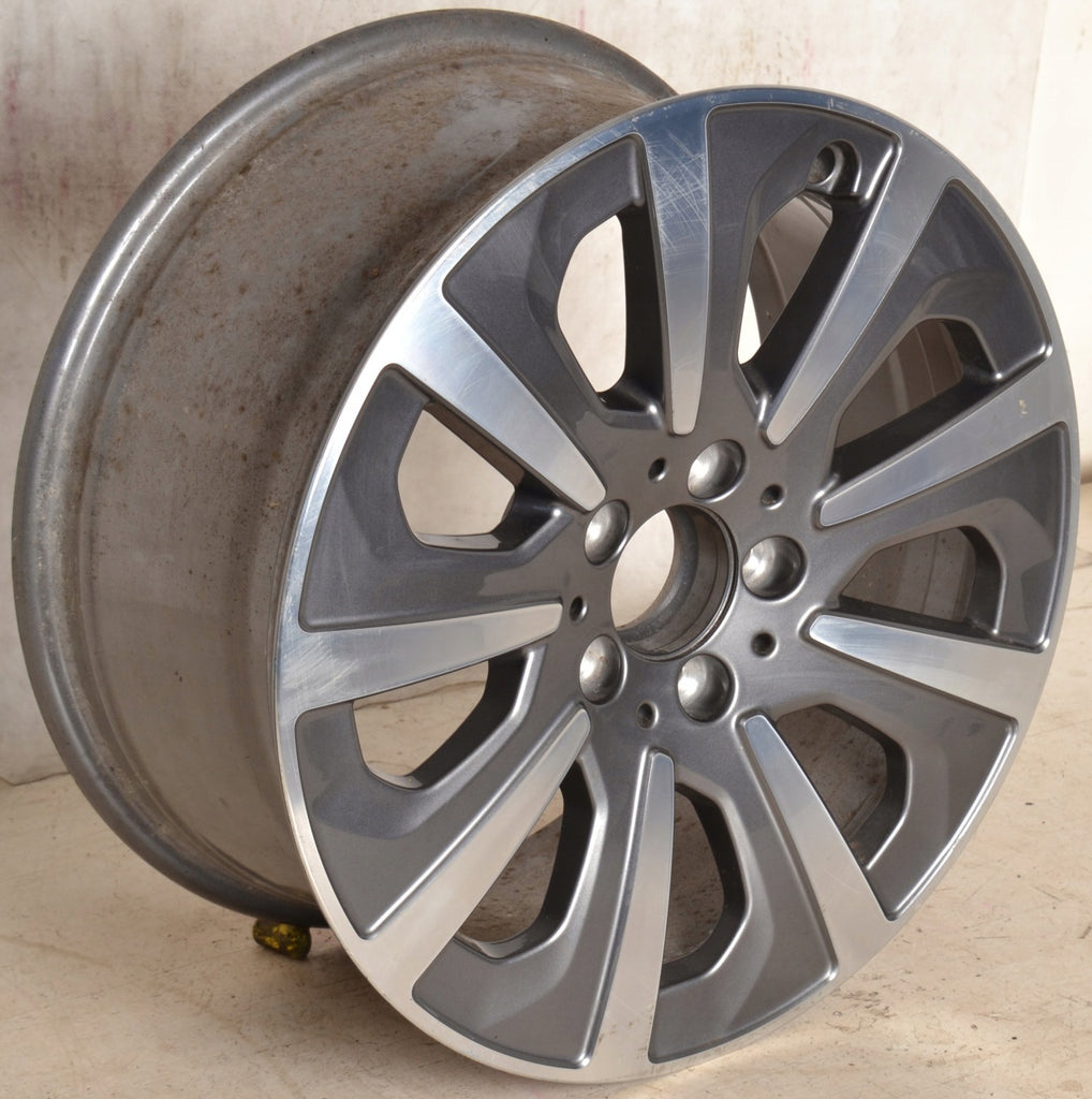 1x Alufelge 17 Zoll 8.0" 5x112 41ET Glanz Graphit A2224010802 Mercedes-Benz Mg FEL2115114029hx