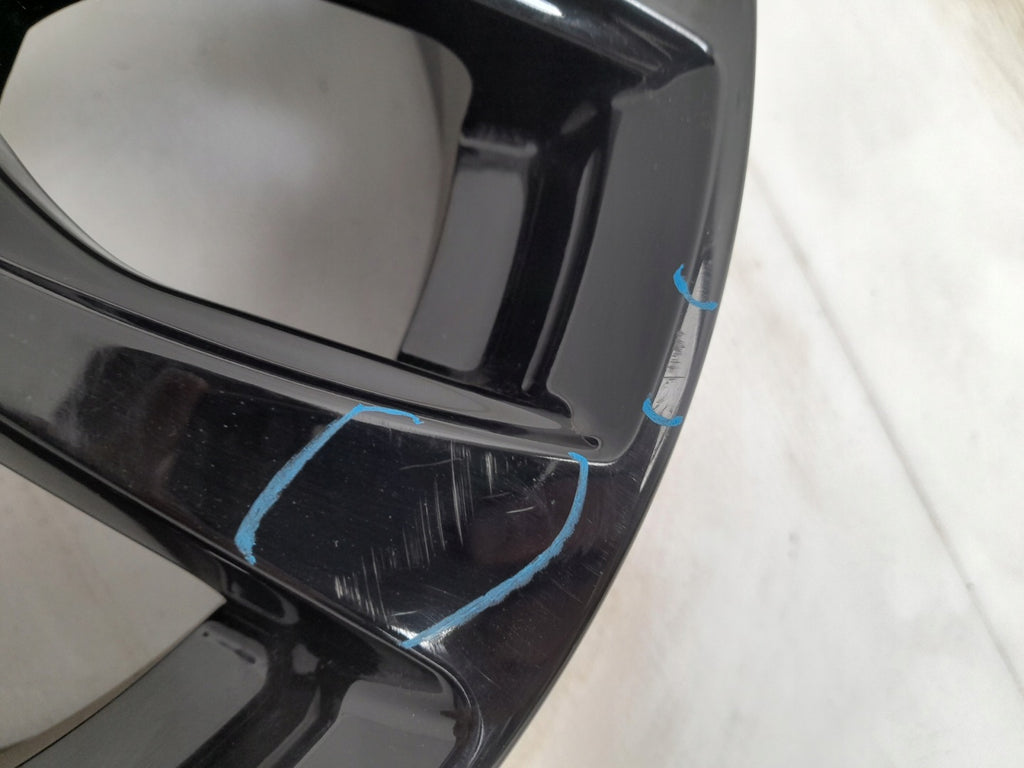 1x Alufelge 14 Zoll 5.5" 4x100 40ET Glanz Schwarz Mitsubishi Rim Wheel FEL9027363364qv