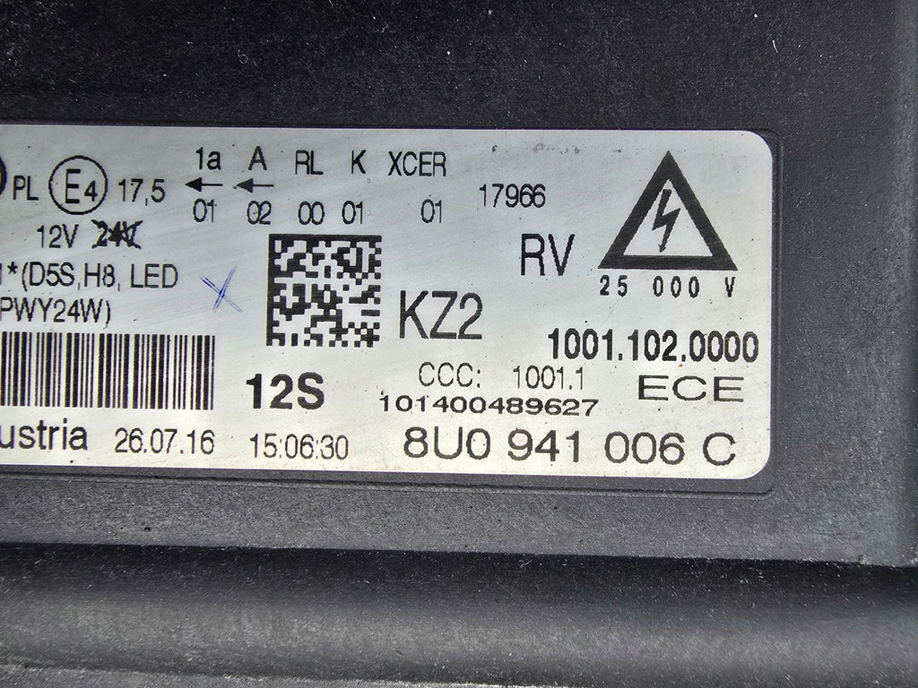 Frontscheinwerfer Audi Q3 8U0941006C Rechts Scheinwerfer Headlight SCH4916781726zk