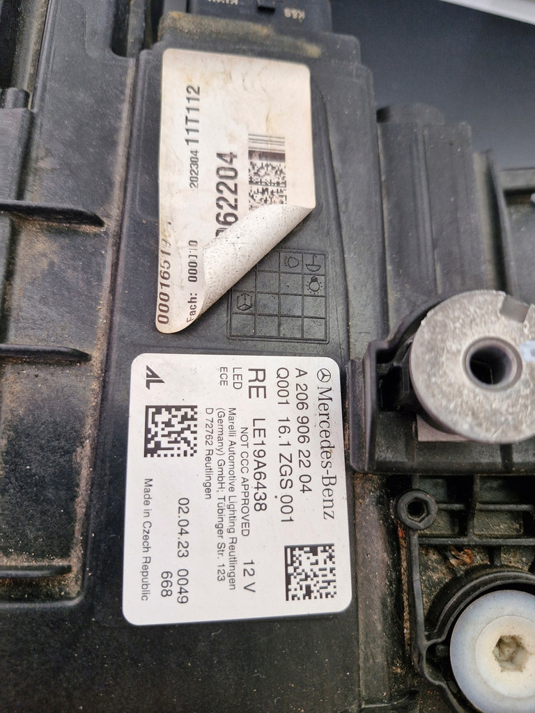 Frontscheinwerfer Mercedes-Benz W206 A2069068204 Full LED Rechts Headlight SCH1093943839bi