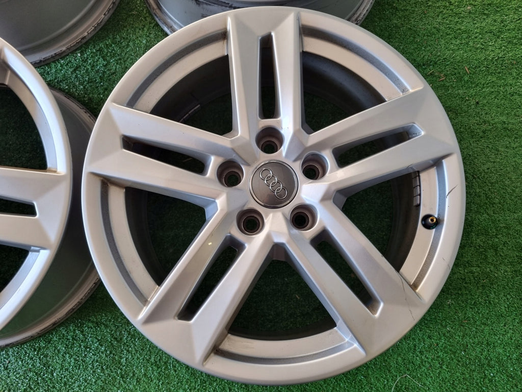 4x Alufelge 17 Zoll 7.0" 5x112 42ET Glanz Silber 8W0601025P Audi A4 B8 Rim Wheel FEL7746988159sv