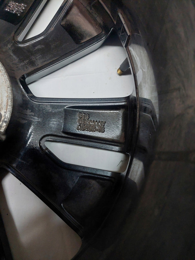 1x Alufelge 17 Zoll 6.5" 4x100 50ET Glanz Graphit Mg Micra Rim Wheel