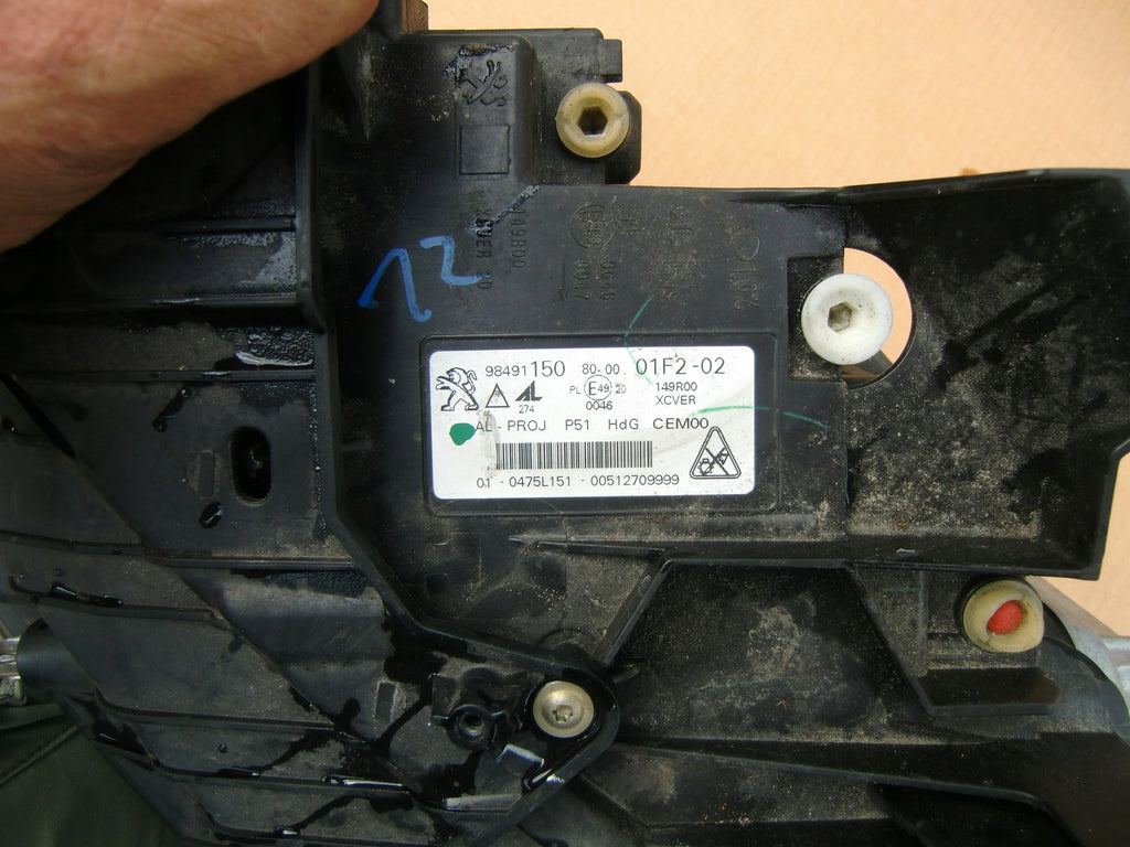 Frontscheinwerfer Peugeot 308 9849115080 Links Scheinwerfer Headlight SCH1155525643vp