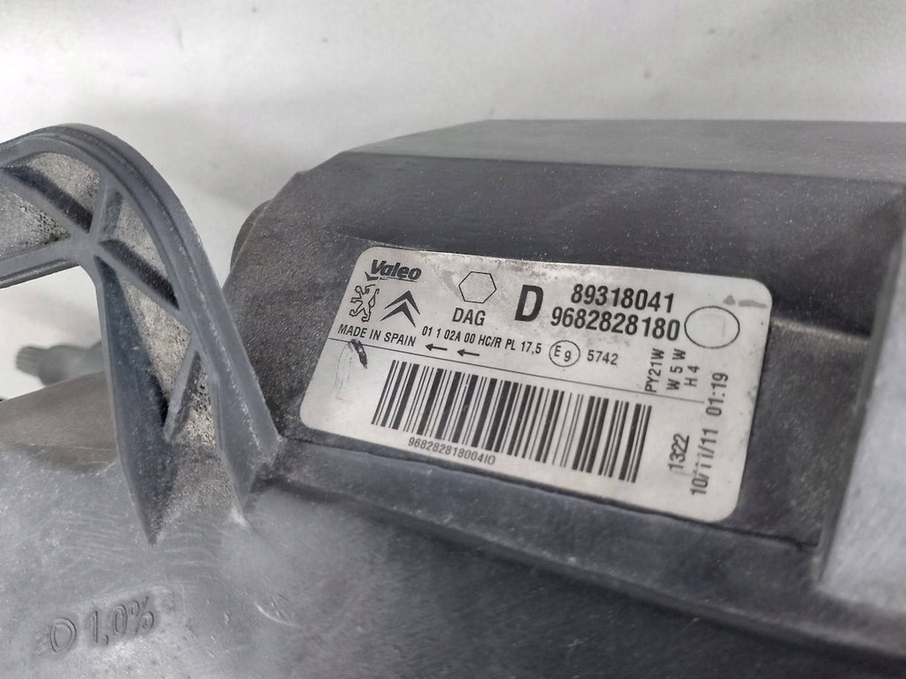 Frontscheinwerfer Citroën Berlingo 9682828180 Rechts Scheinwerfer Headlight