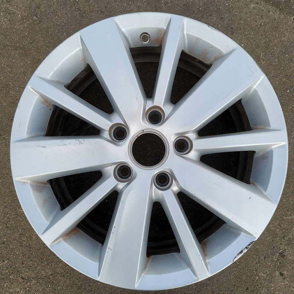 1x Alufelge 16 Zoll 6.5" 5x112 50ET Glanz Silber 5K0601025S VW Passat Golf FEL7069838891js