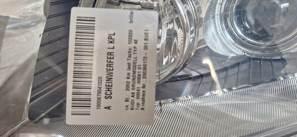 Frontscheinwerfer Audi A8 200300172 Links Scheinwerfer Headlight SCH4922171448az