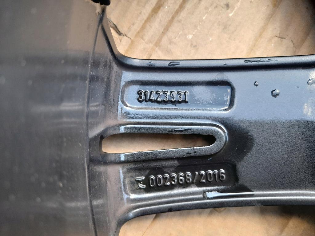 1x Alufelge 19 Zoll 7.5" 5x108 50ET Glanz Schwarz 31423931 Volvo Xc60 Rim Wheel