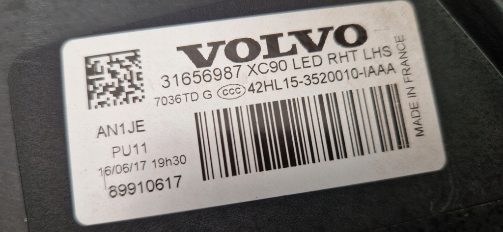 Frontscheinwerfer Volvo Xc90 II 31656987 LED Links Scheinwerfer Headlight