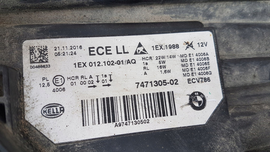 Frontscheinwerfer BMW 3 F30 F31 7471305 Full LED Links Scheinwerfer Headlight SCH3514796717wp