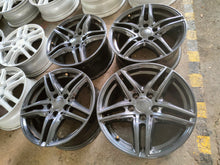 Laden Sie das Bild in den Galerie-Viewer, 4x Alufelge 16 Zoll 7.5" 5x112 40ET Silber KBA50092 Audi I Rim Wheel FEL8379114992gn