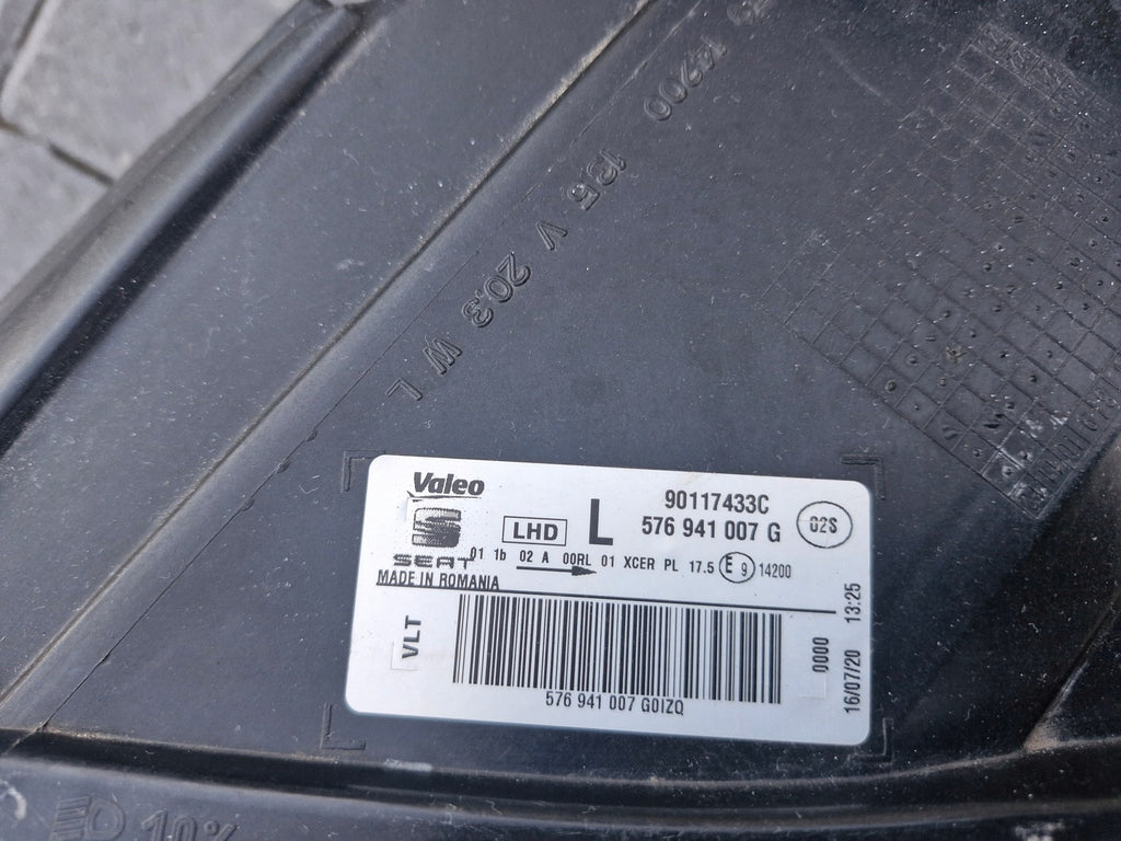 Frontscheinwerfer Seat Ateca 576941007 LED Ein Stück (Rechts oder Links)