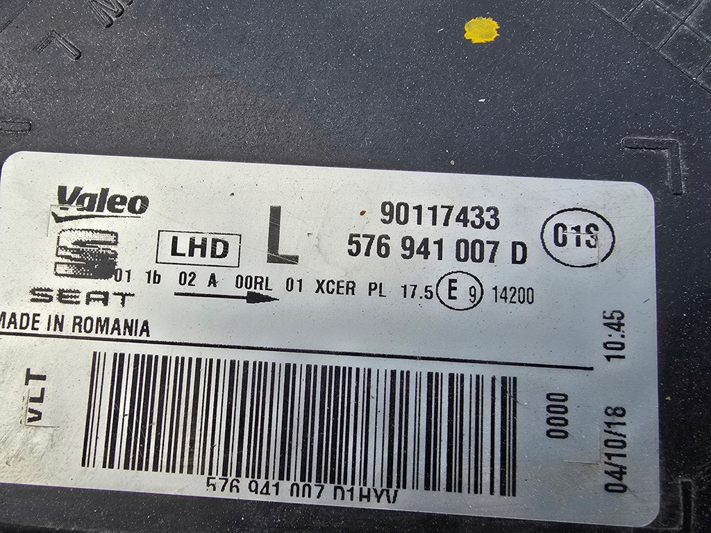 Frontscheinwerfer Seat Ateca 576941007D Full LED Links Scheinwerfer Headlight SCH7282661125up