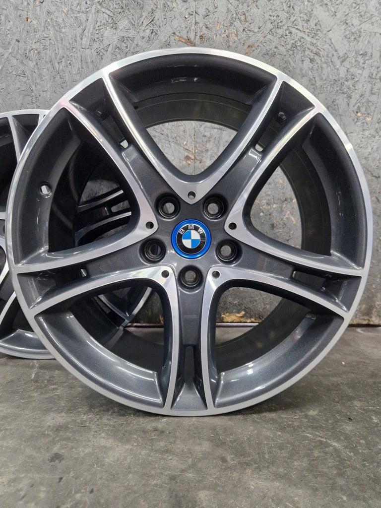 4x Alufelge 18 Zoll 8.0" 5x112 57ET Glanz Grau 6855092 BMW F45 F46 Mg Rim Wheel FEL8764399915we