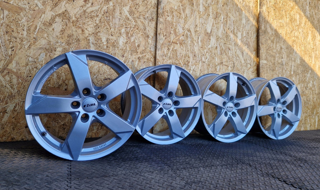 4x Alufelge 17 Zoll 7.0" 5x112 39ET Glanz Silber KBA50787 Rim Wheel FEL4321672747rq