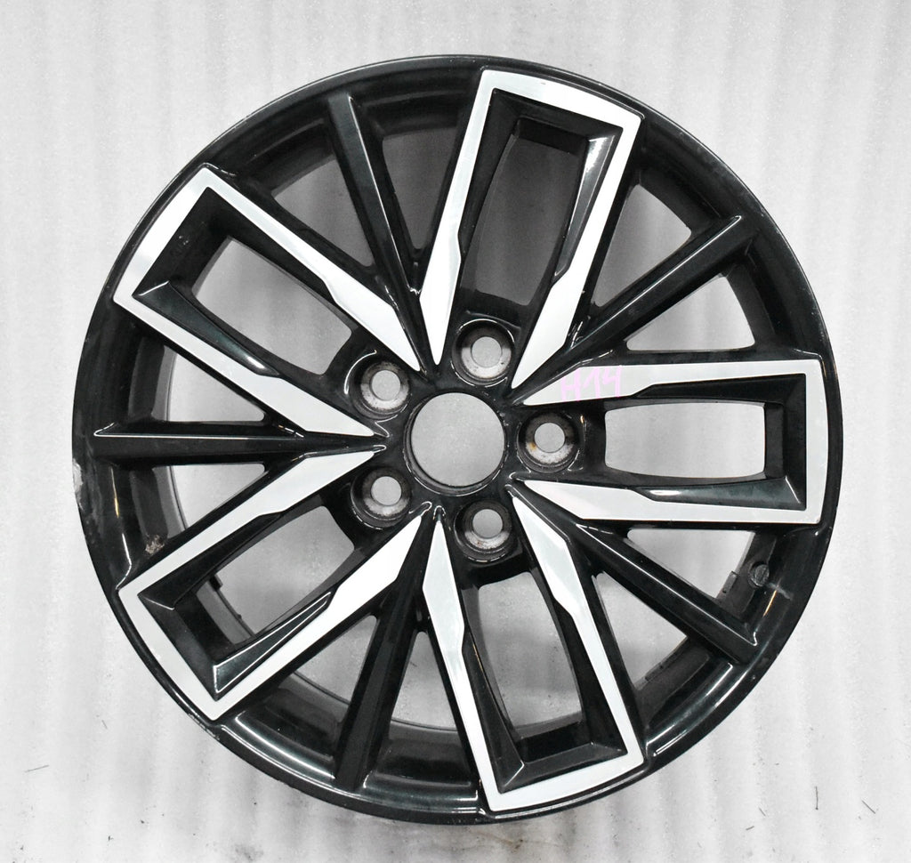 1x Alufelge 17 Zoll 7.5" 5x114.3 40ET Glanz Schwarz PW457-02008 Toyota Corolla FEL1907482916oh