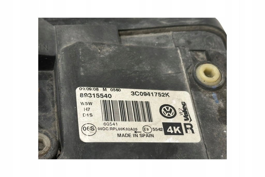 Frontscheinwerfer VW Passat 3C0941752K Rechts Scheinwerfer Headlight SCH4656702417dk