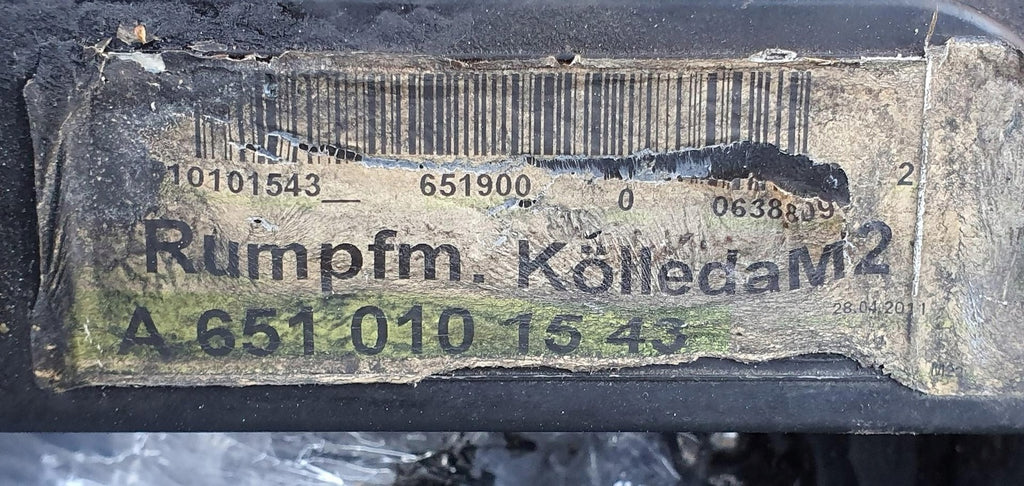 Motor Mercedes-Benz X204 651912 2.2 CDI 2011 Diesel Engine Unkomplett