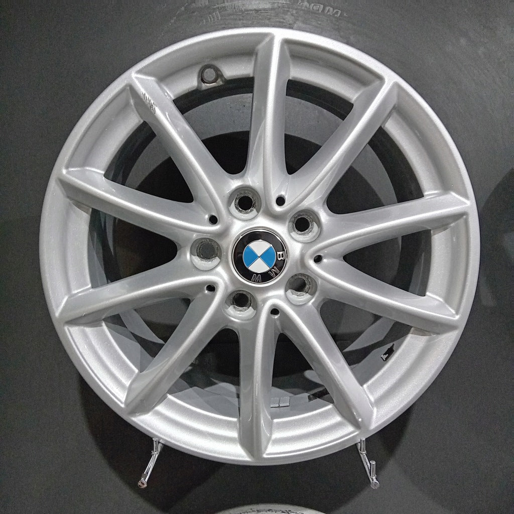 4x Alufelge 16 Zoll 7.0" 5x112 52ET Glanz Silber 6855080 BMW 2 F45 F46 Rim Wheel FEL9401223723ge