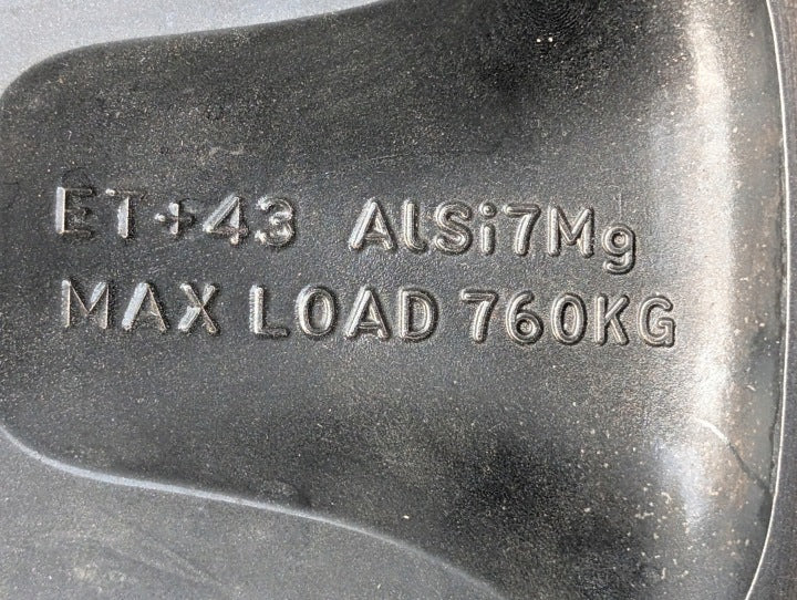 1x Alufelge 20 Zoll 8.5" 5x120 43ET P0225283 Rim Wheel FEL3292538872nx