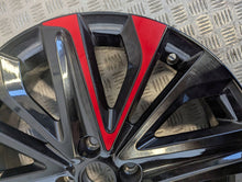 Load image into Gallery viewer, 1x Alufelge 18 Zoll 5.0" 4x100 40ET Schwarz CMS12292 Toyota Aygo X Rim Wheel FEL9350977807zi