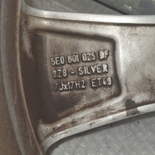 Load image into Gallery viewer, 1x Alufelge 17 Zoll 7.0" 5x112 49ET 5E0601025BF Skoda I Rim Wheel FEL9502373448yl