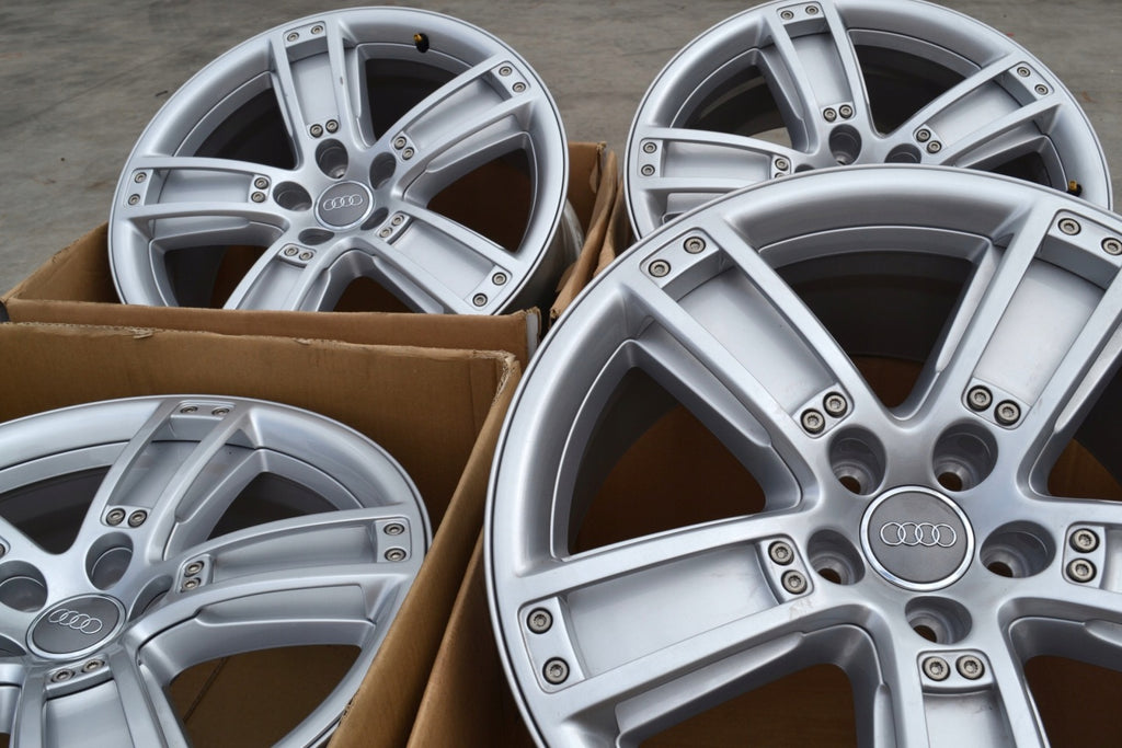 4x Alufelge 19 Zoll 8.0" 5x112 39ET Glanz Silber 8R0071499A Audi C7 Rim Wheel FEL2080067328tz