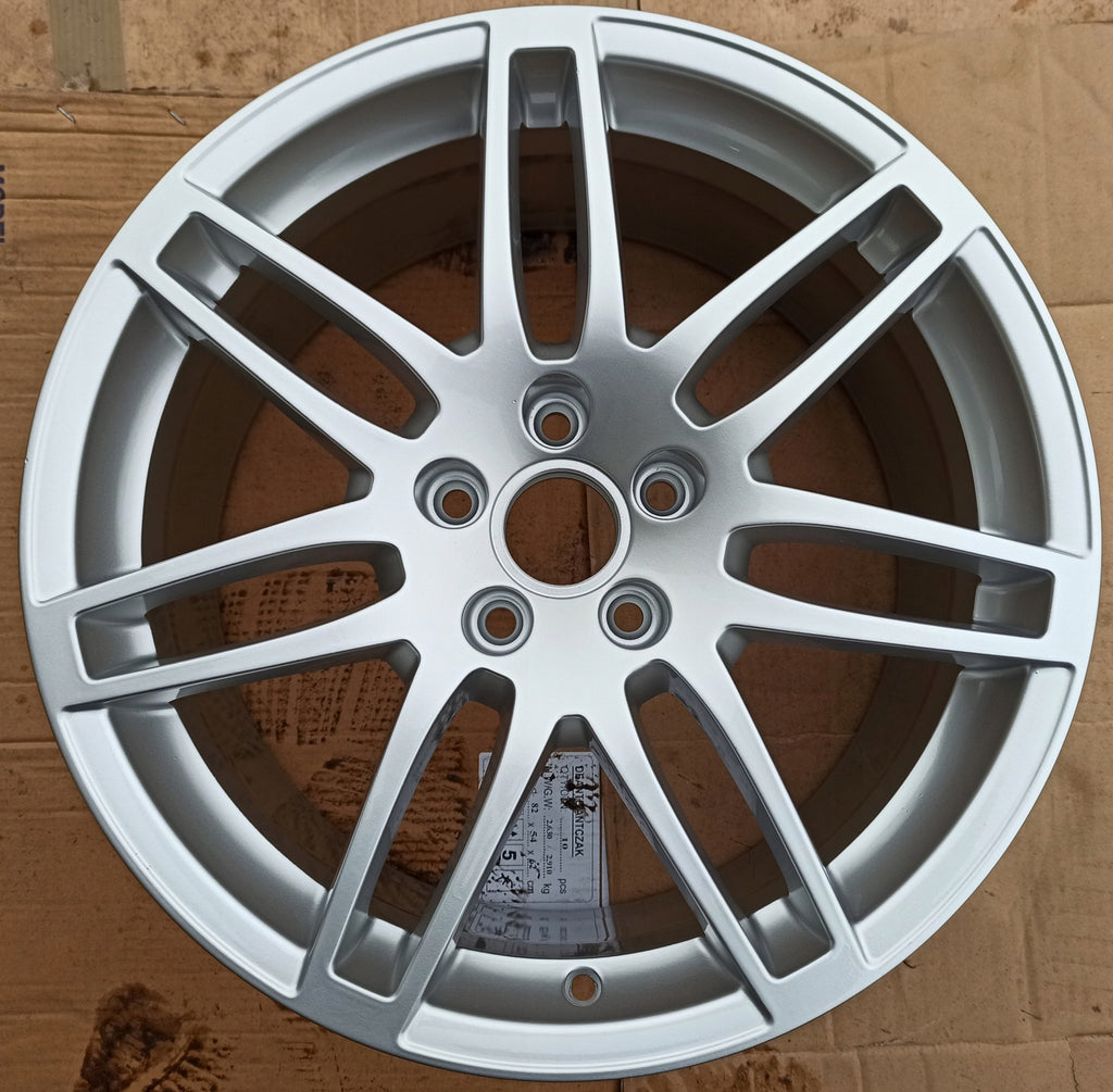 1x Alufelge 18 Zoll 8.0" 5x112 43ET Glanz Silber 8E0601025 Audi Rim Wheel