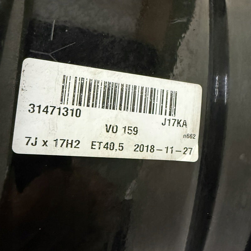 1x Alufelge 17 Zoll 7.0" 5x108 40 5ET Glanz Schwarz 31471310 Volvo S60 V60 Ii FEL4899057674jq