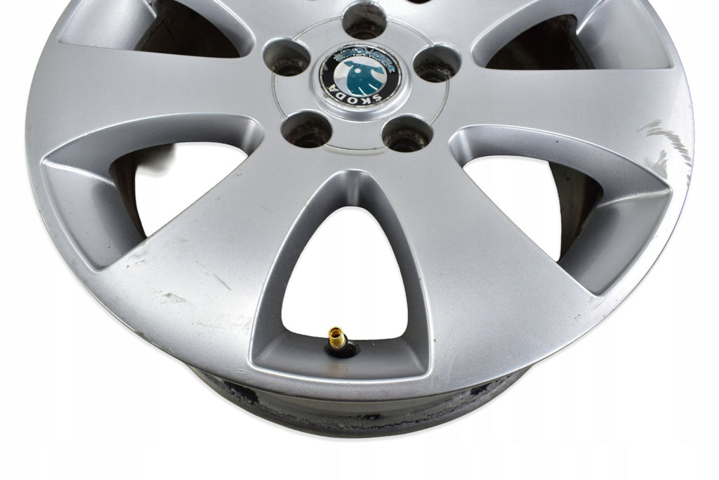 1x Alufelge 16 Zoll 7.0" 5x112 45ET Glanz Silber 3T0601025 Skoda Superb Ii FEL2008494624bt