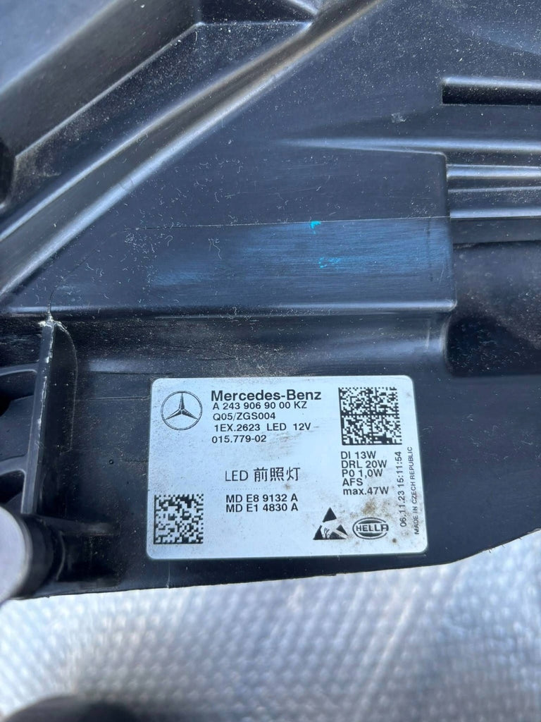Frontscheinwerfer Mercedes-Benz Eqa Eqb A2439069000 LED Rechts Headlight SCH8022064824cf