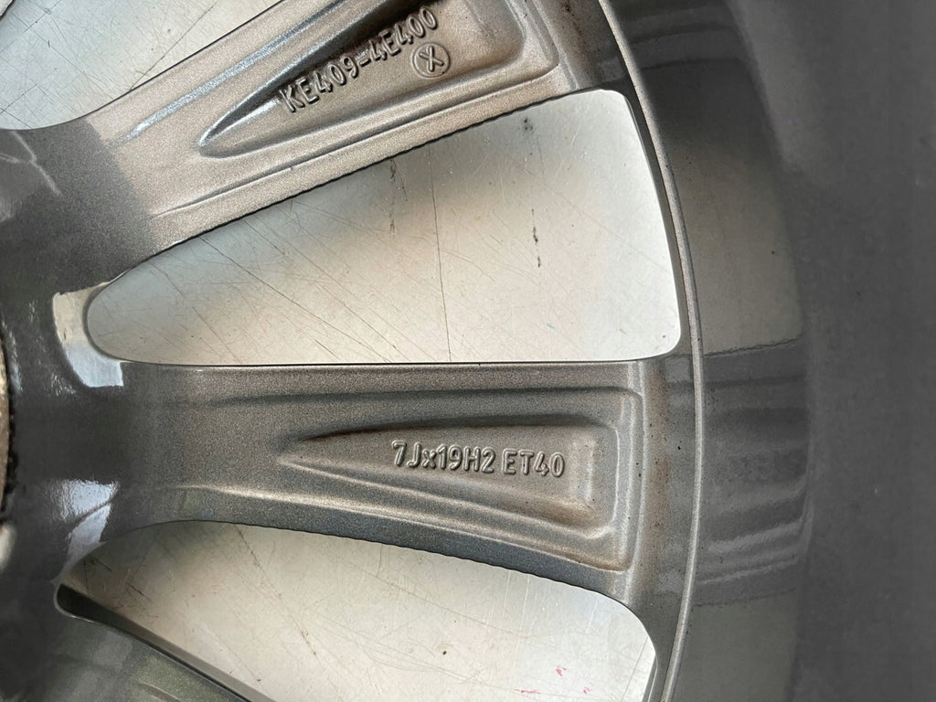 1x Alufelge 19 Zoll 7.0" 5x114.3 40ET Glanz Graphit 8201539754 Mg Qashqai Kadjar FEL8884645472qu