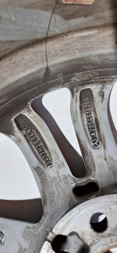 1x Alufelge 17 Zoll 7.0" 5x112 48 5ET A2054010200 Mercedes-Benz W205 A205