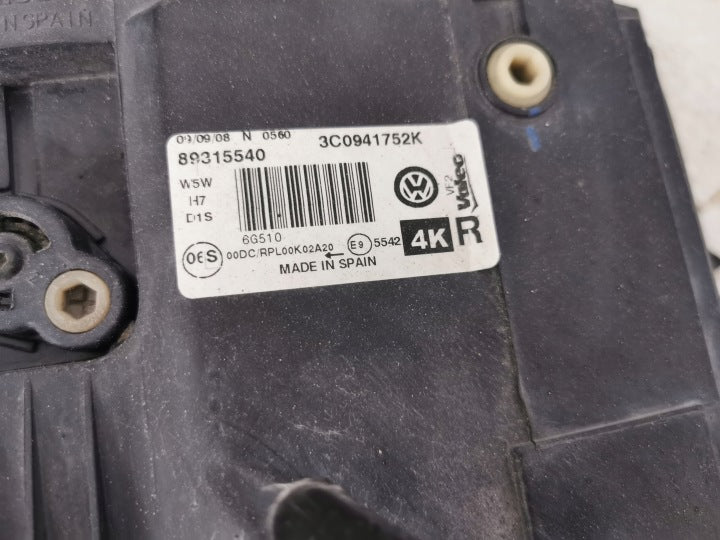 Frontscheinwerfer VW Passat 3C0941752G 3C0941751 Xenon Ein Satz Headlight SCH3309401005pq