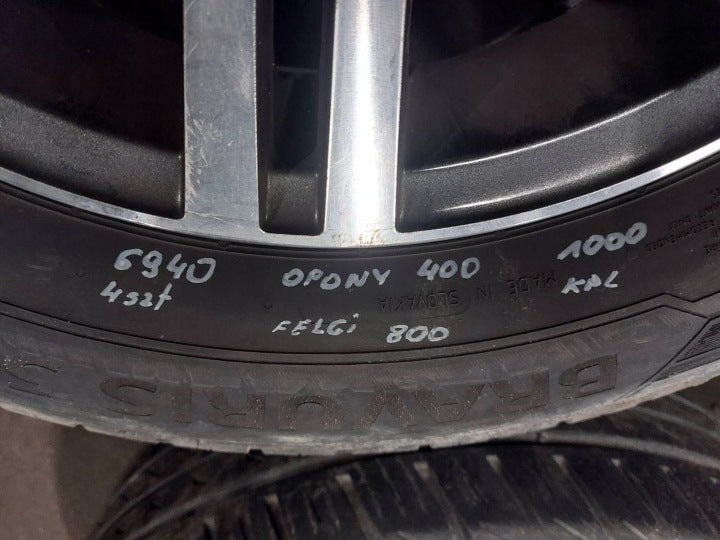 4x Alufelge 15 Zoll 6.5" 5x112 38ET Audi I Rim Wheel FEL9009552070ld