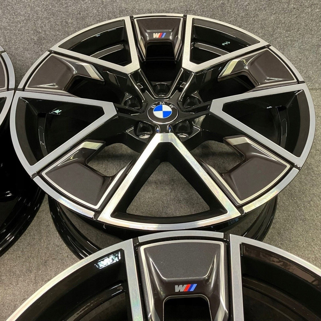 4x Alufelge 18 Zoll 8.5" 5x112 36ET Glanz Schwarz 8747286 BMW I4 Rim Wheel FEL1507402875sr