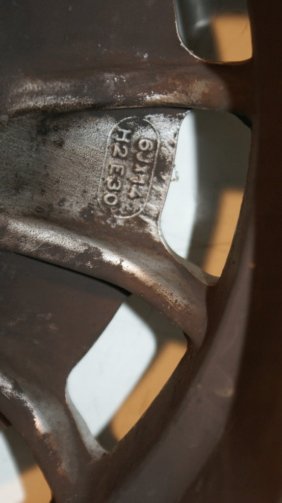 1x Alufelge 14 Zoll 9.0" 5x112 Mercedes-Benz W123 R107 W116 Rim Wheel FEL4527983628fe