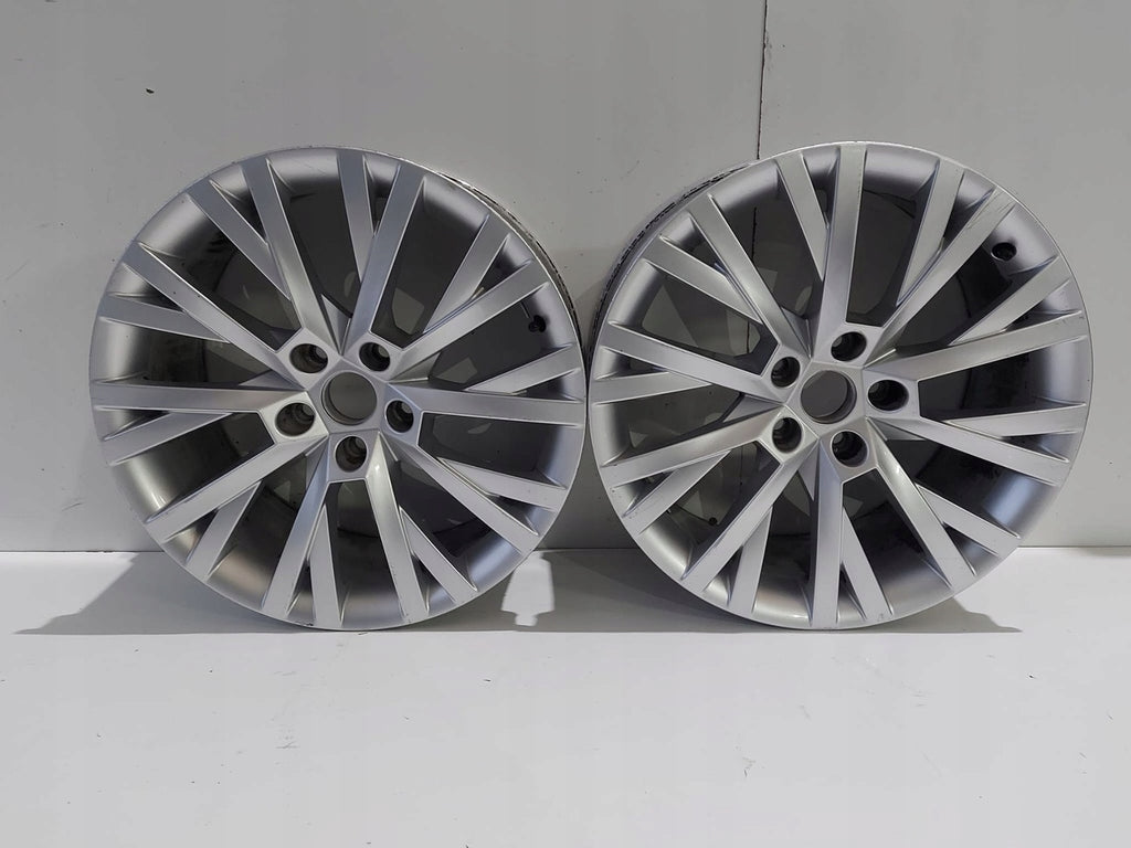 1x Alufelge 18 Zoll 8.0" 5x112 44ET 3V0601025AN Skoda Superb Iii Rim Wheel