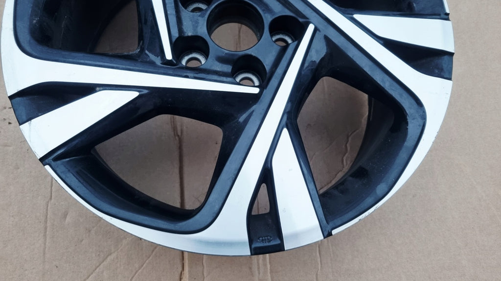 1x Alufelge 18 Zoll 7.0" 5x114.3 52ET Glanz CMS1305-10 Toyota C-Hr Chr Rim Wheel FEL4584147437wm