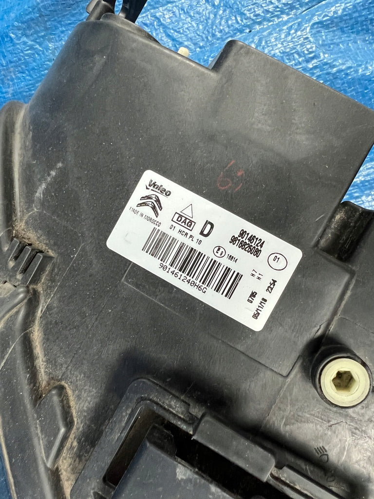 Frontscheinwerfer Citroën Berlingo 9816825080 Rechts Scheinwerfer Headlight