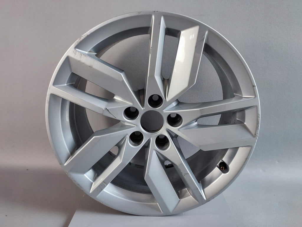 1x Alufelge 18 Zoll 8.0" 5x112 39ET Glanz Silber 80A601025B Audi Q5 Rim Wheel