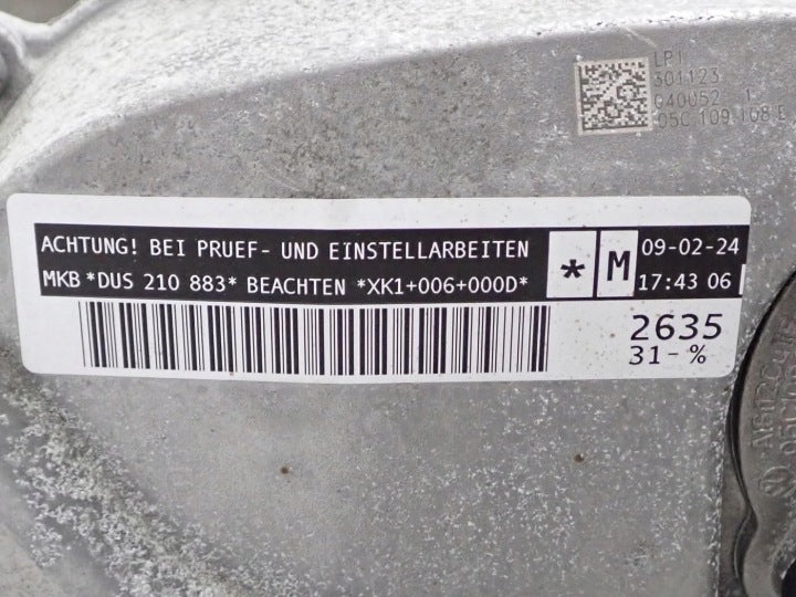 Motor Skoda Fabia IV DUSA DUSB 1.0 TSI 95PS 70kW 17TKm 2024 Benzin Unkomplett MOT5814656566ms